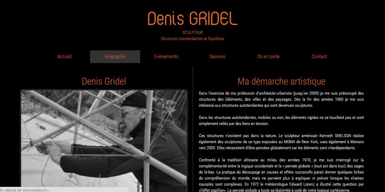 Un site internet de l'agence INGLOBO